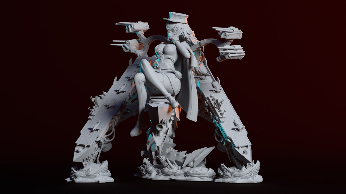 Graf Zeppelin resin figure