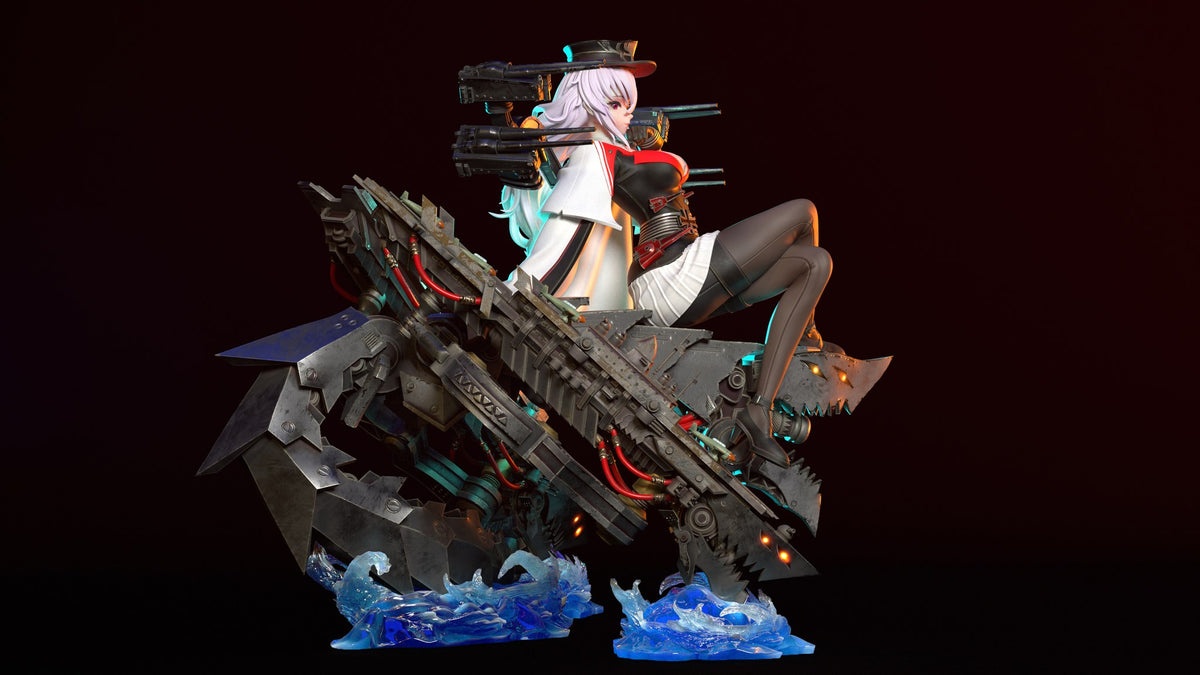 Graf Zeppelin resin figure