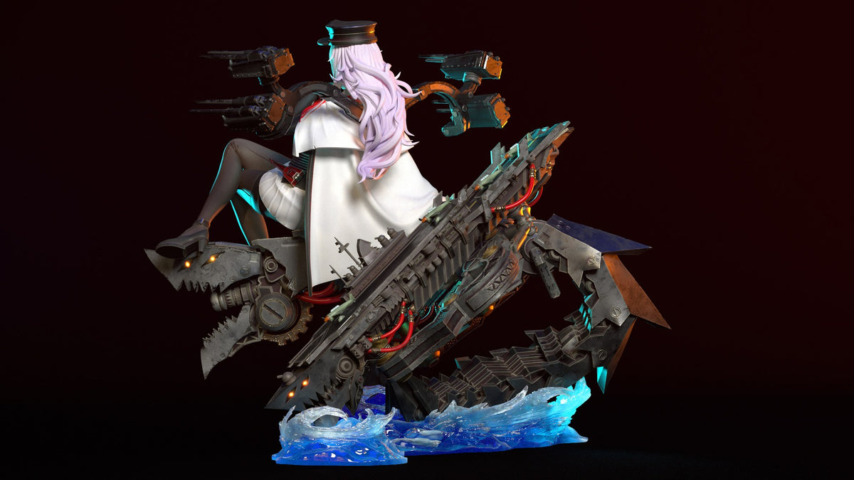 Graf Zeppelin resin figure