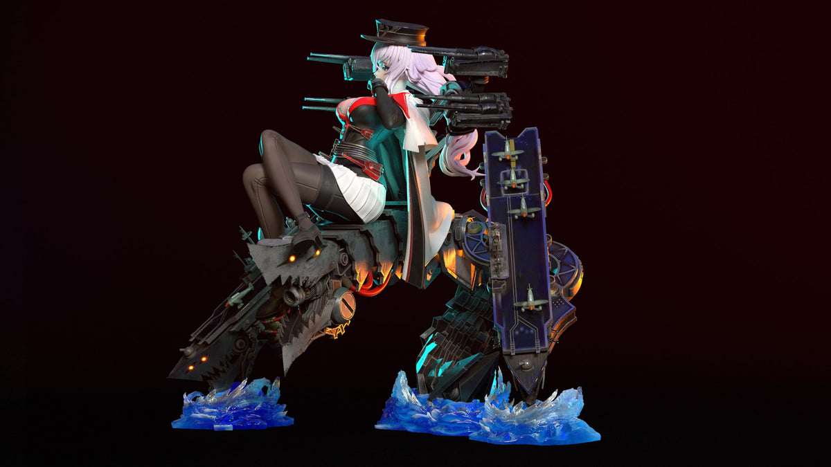 Graf Zeppelin resin figure