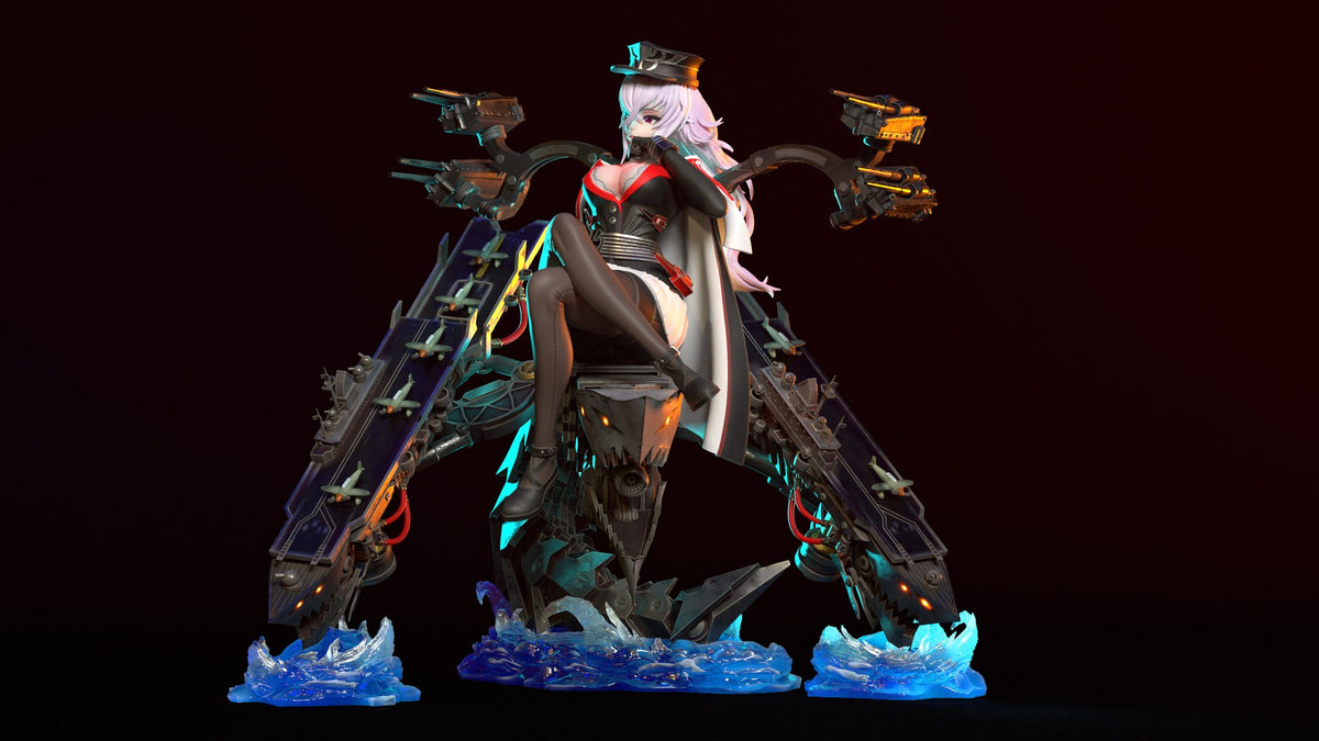 Graf Zeppelin resin figure