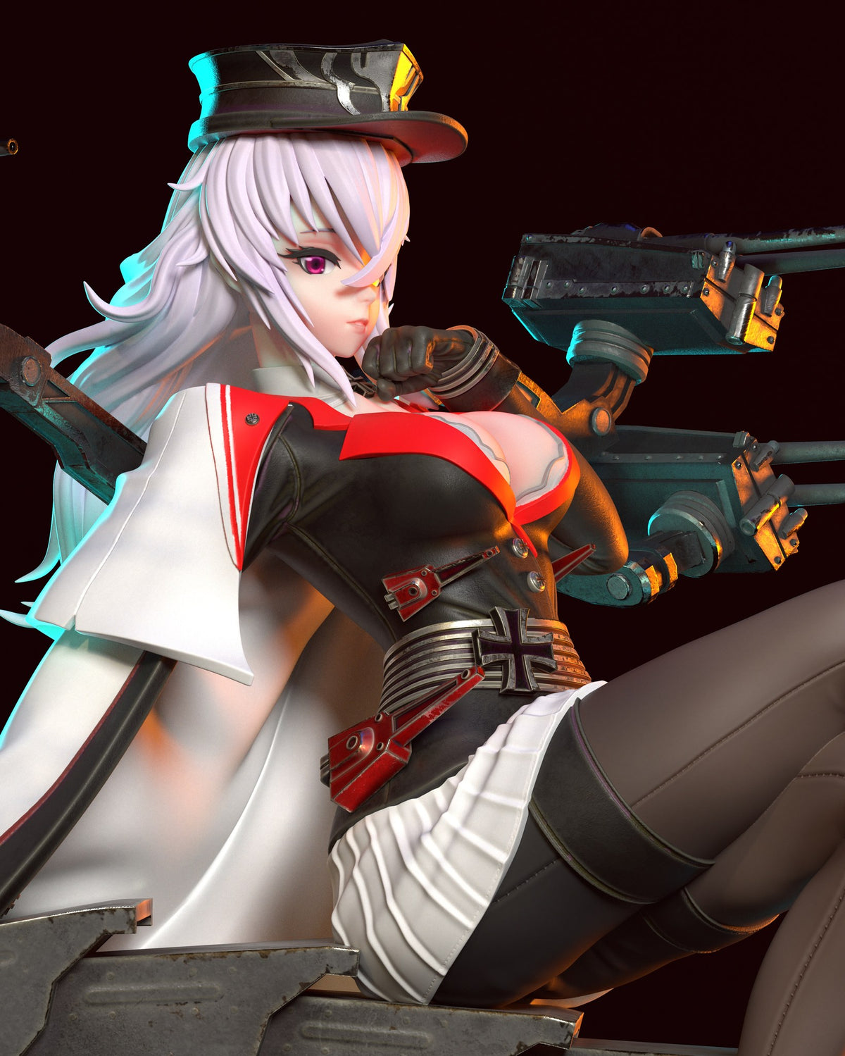 Graf Zeppelin resin figure