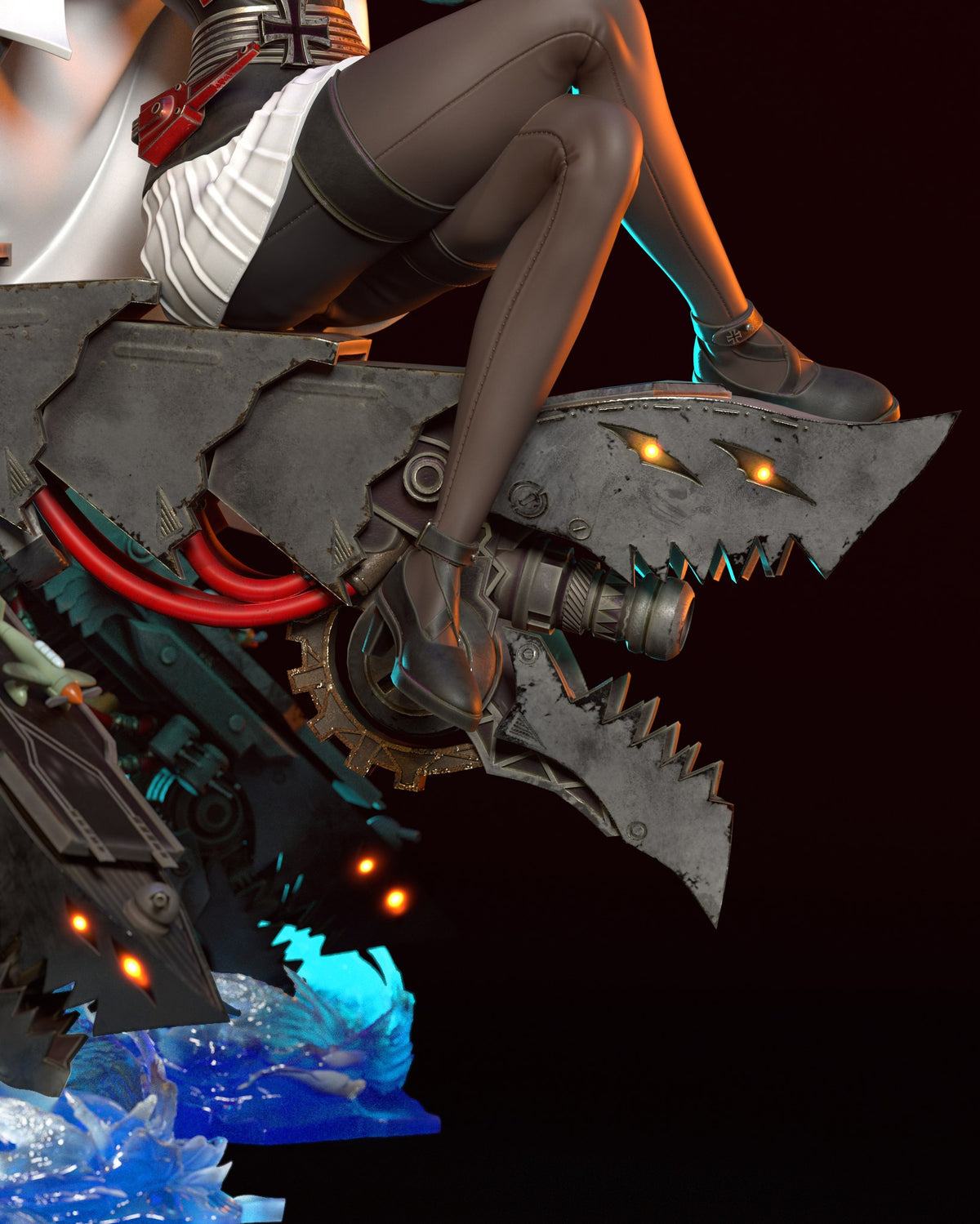 Graf Zeppelin resin figure