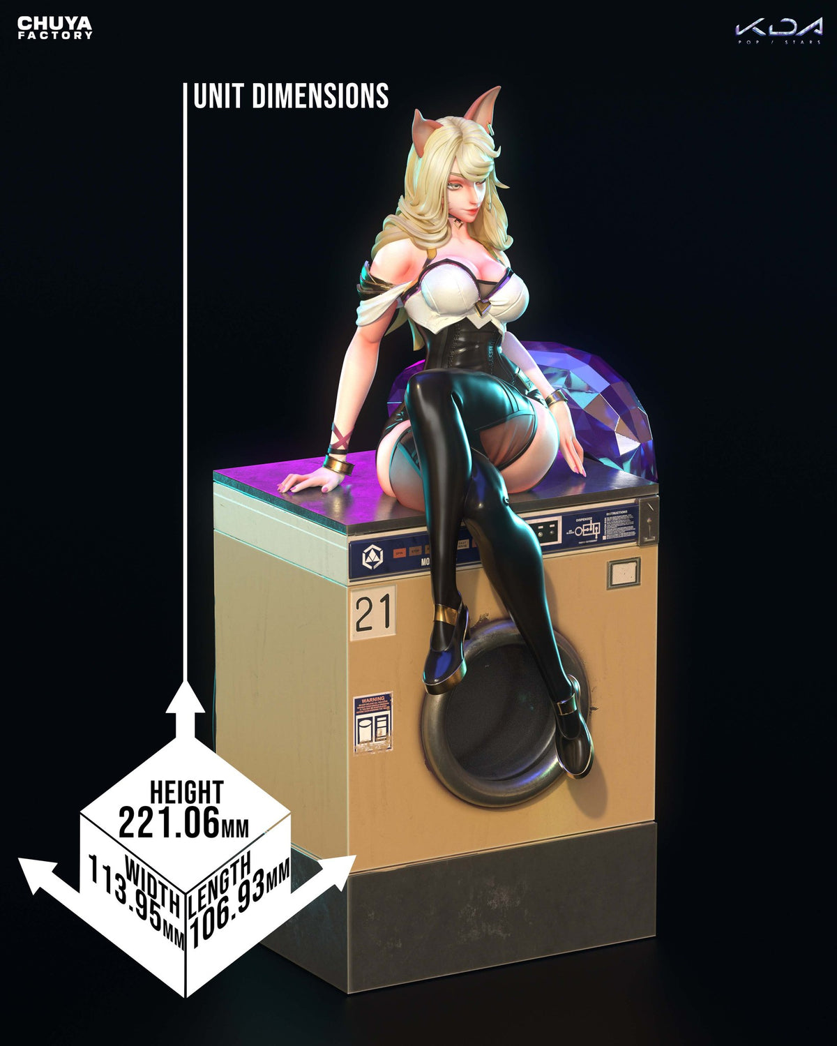 KDA Ahri resin figure