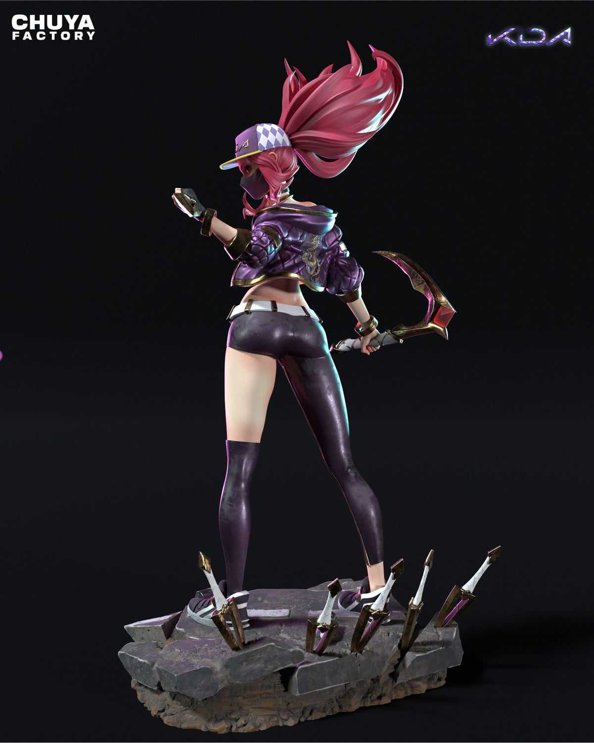 KDA Akali resin figure