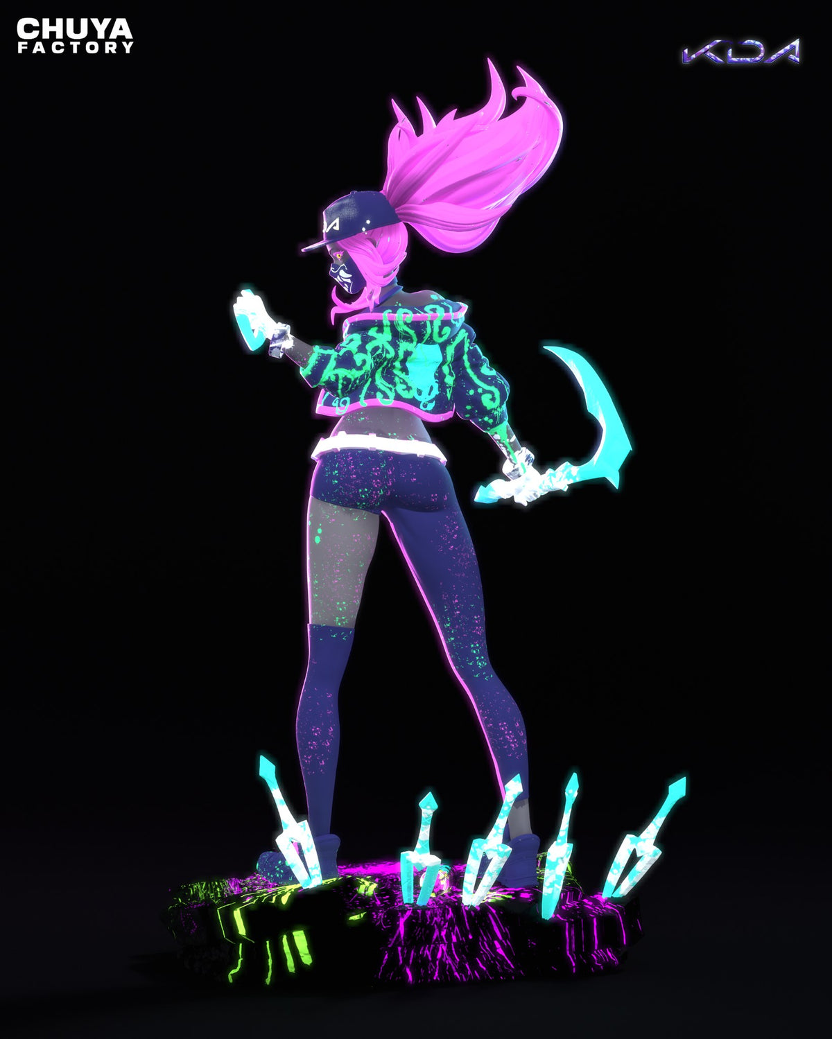 KDA Akali resin figure