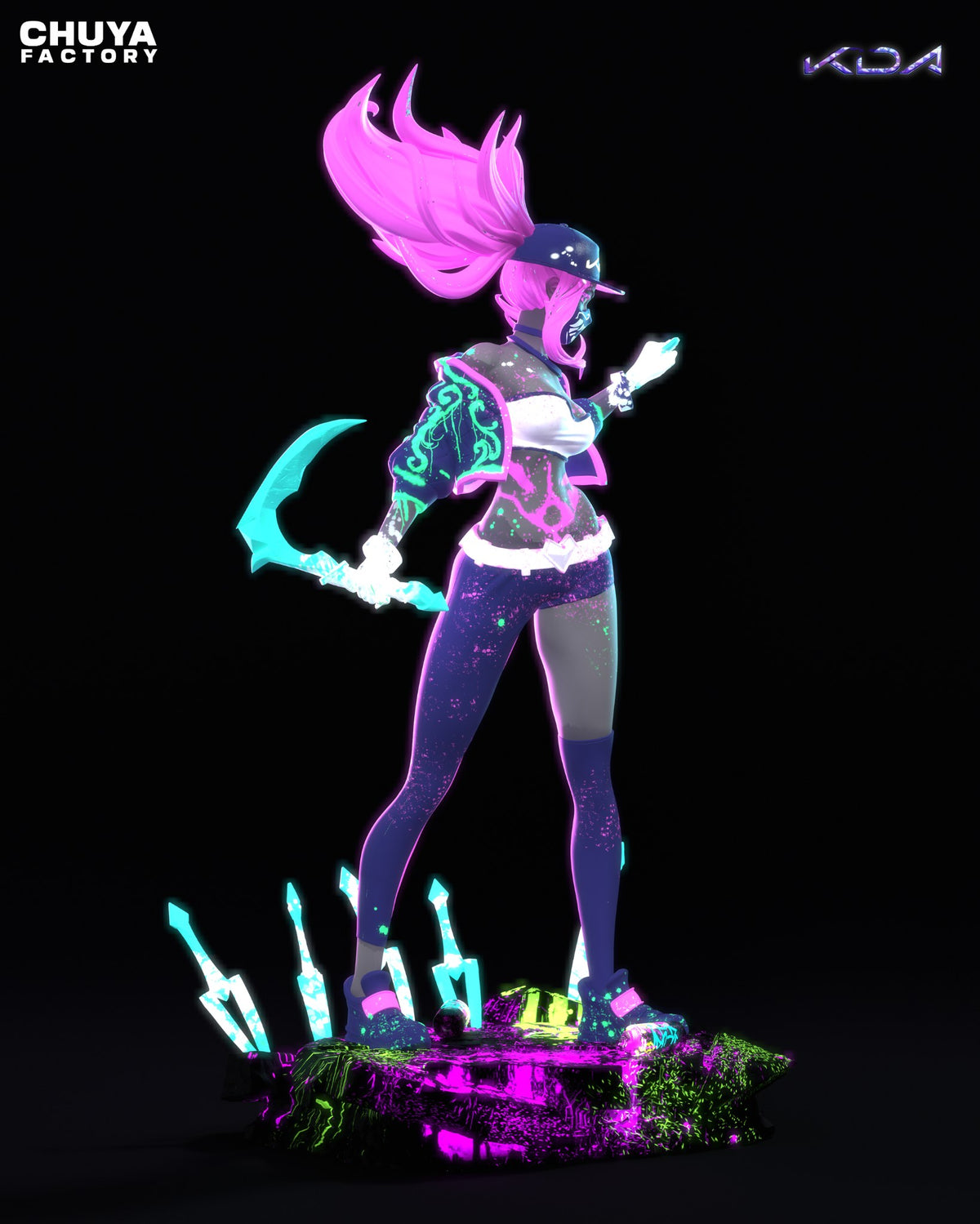 KDA Akali resin figure