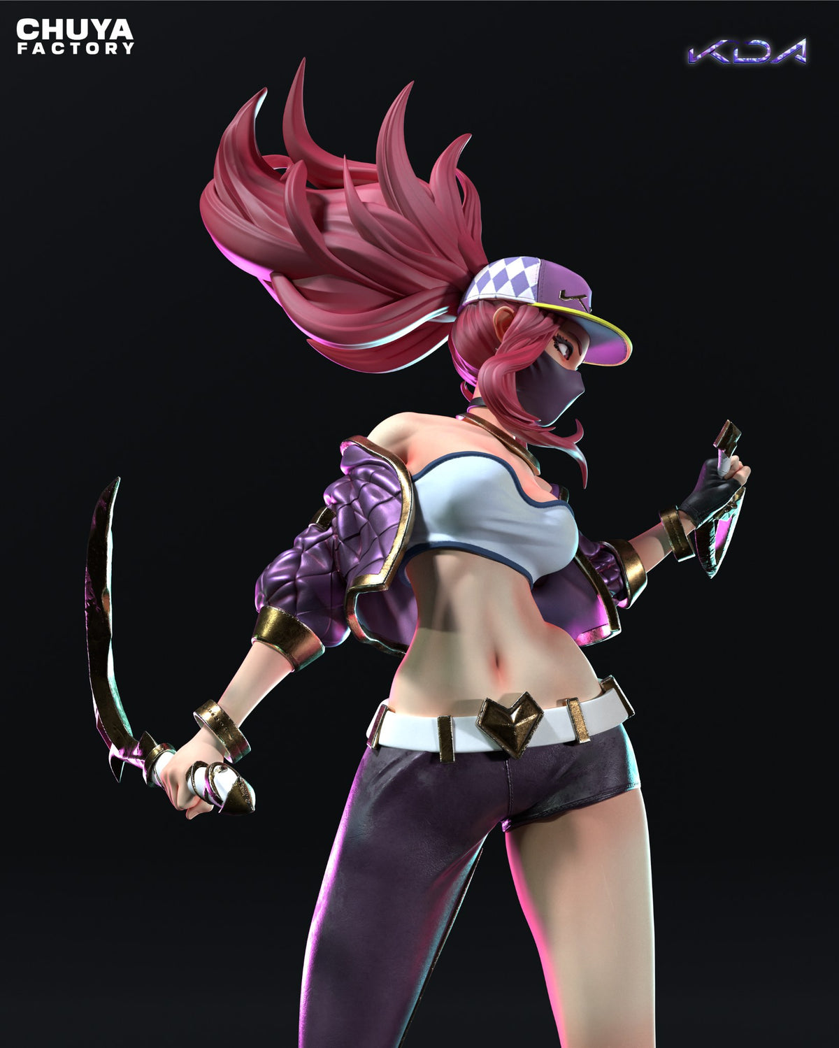 KDA Akali resin figure