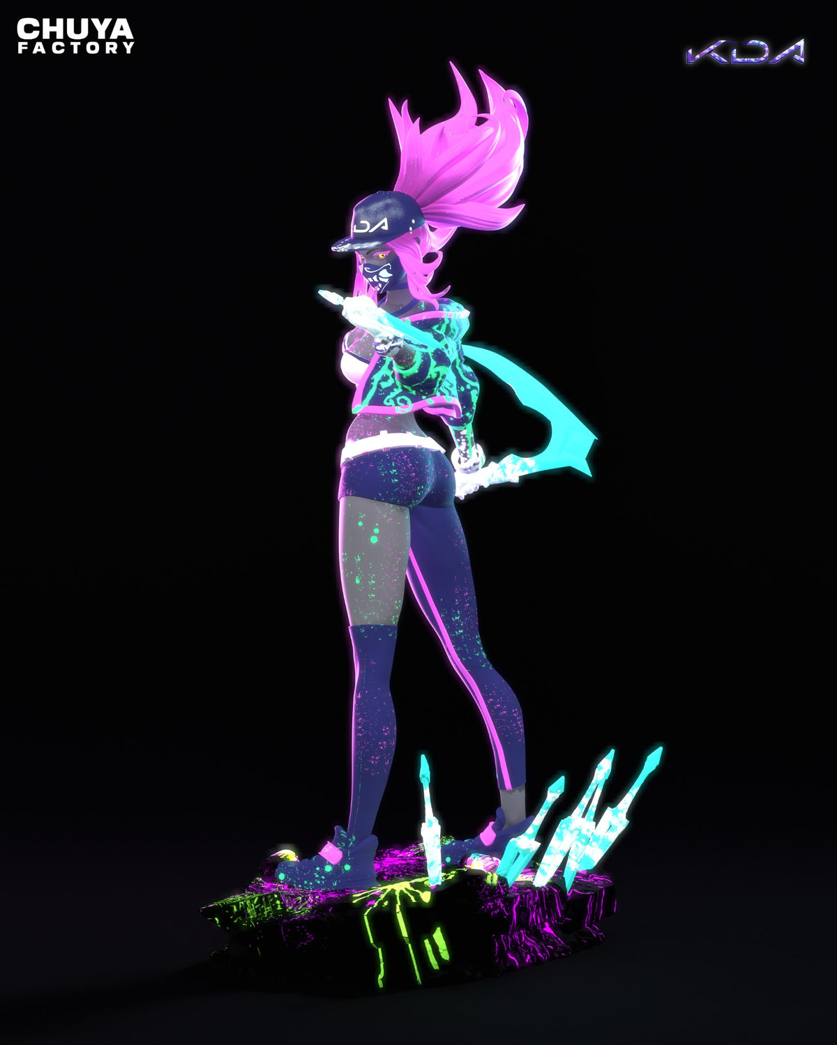 KDA Akali resin figure