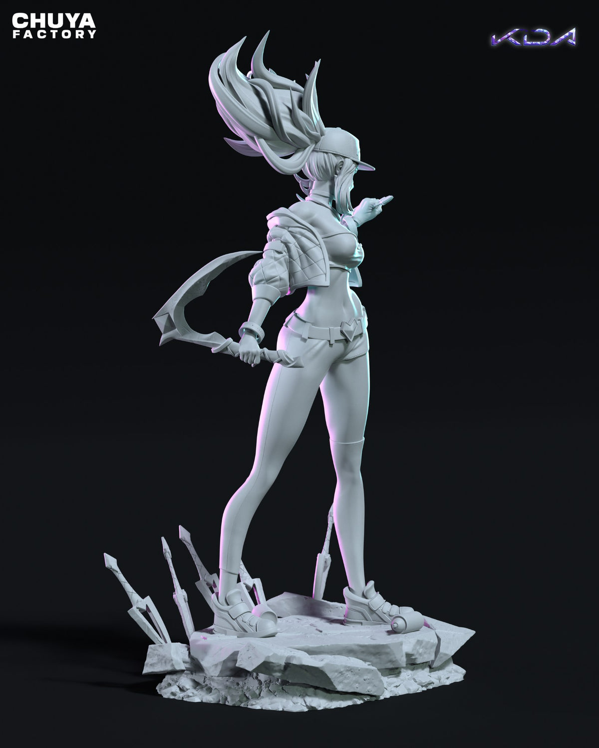 KDA Akali resin figure
