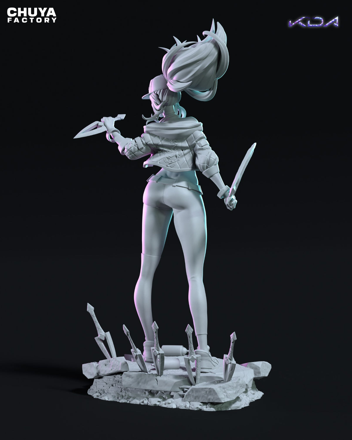 KDA Akali resin figure