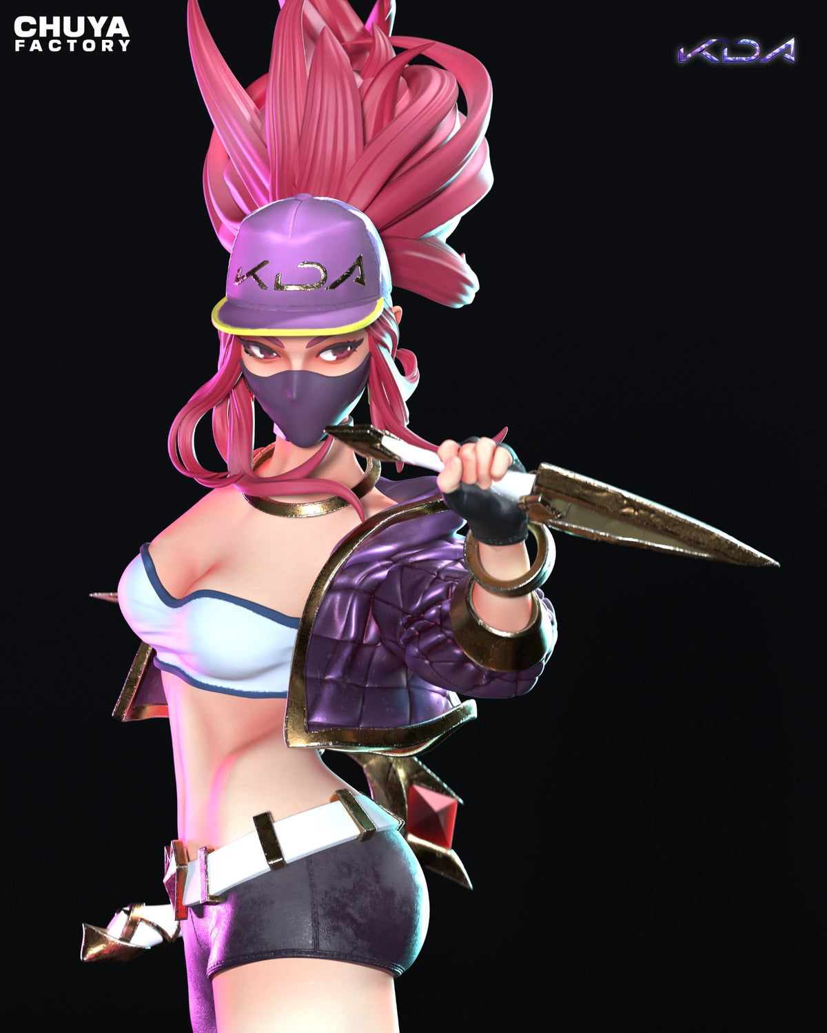 KDA Akali resin figure