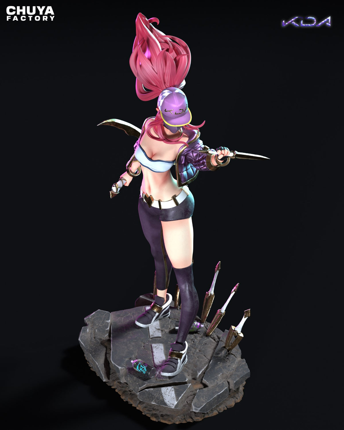 KDA Akali resin figure