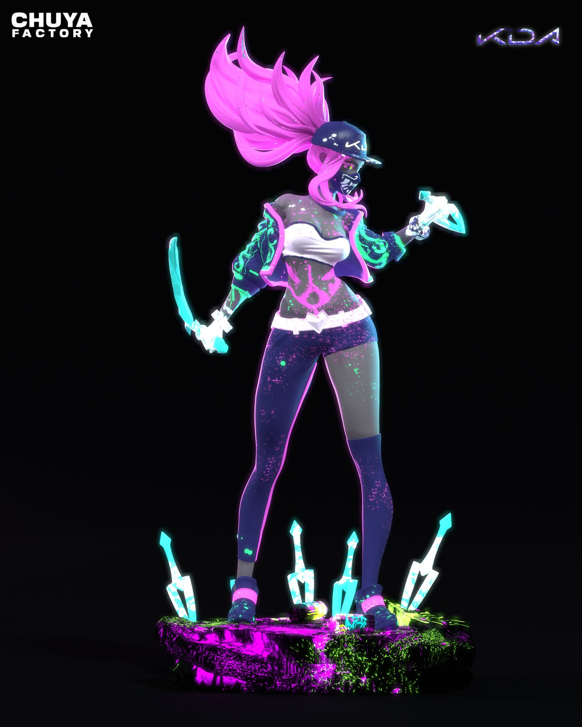 KDA Akali resin figure