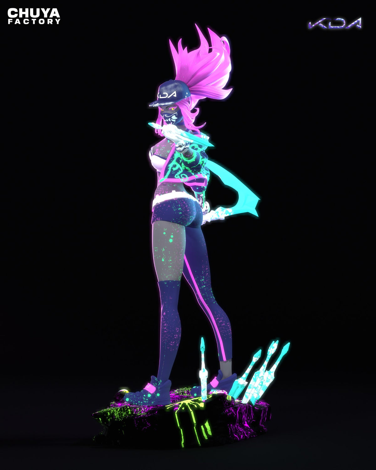 KDA Akali resin figure