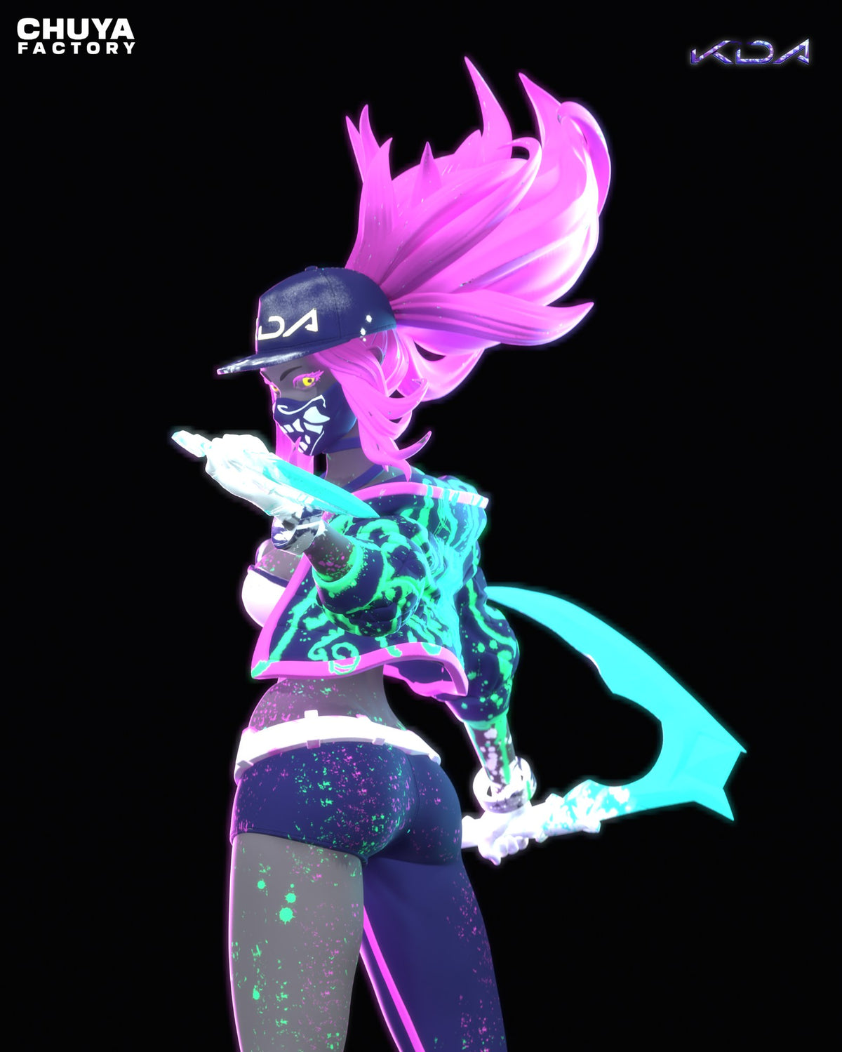 KDA Akali resin figure