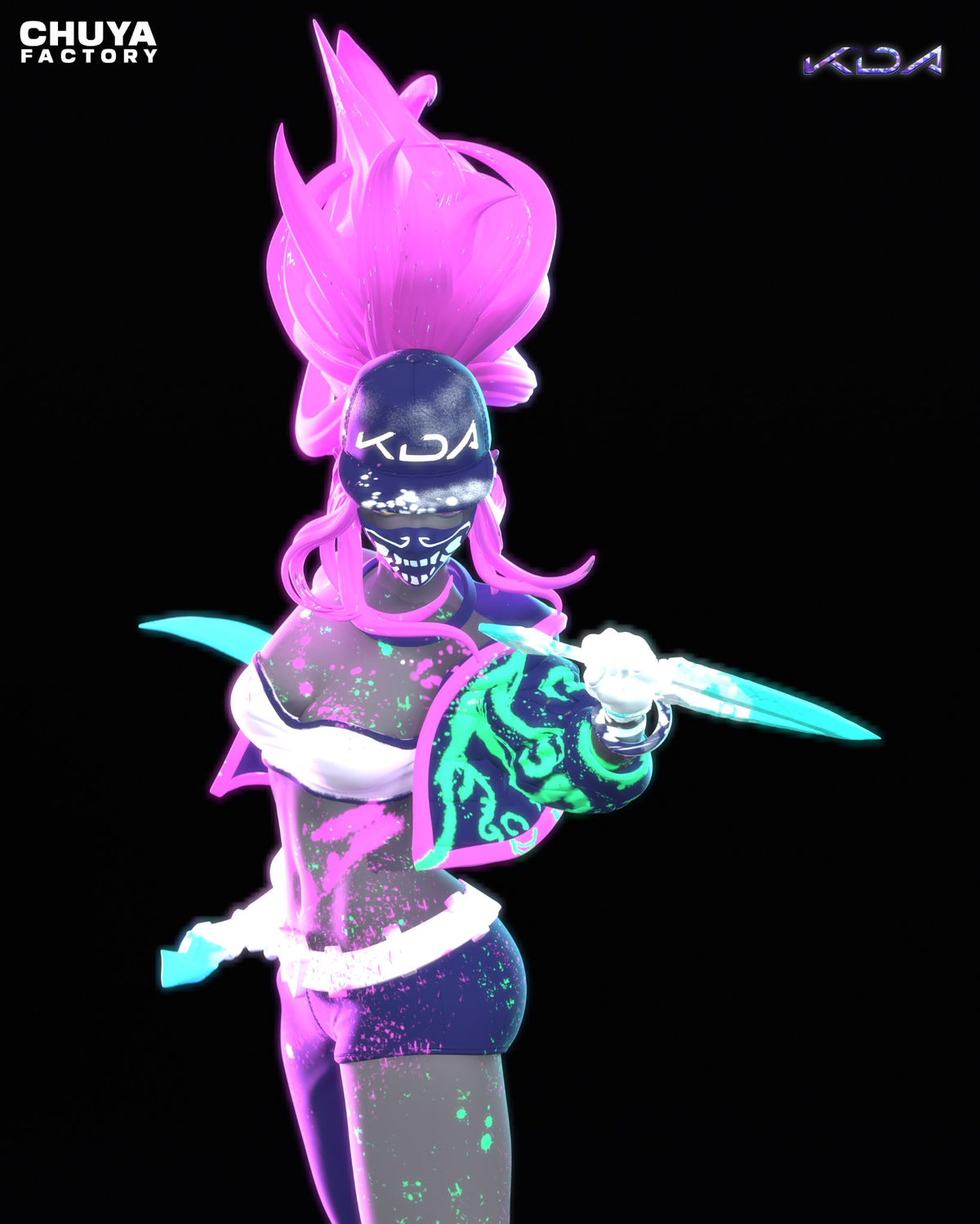 KDA Akali resin figure