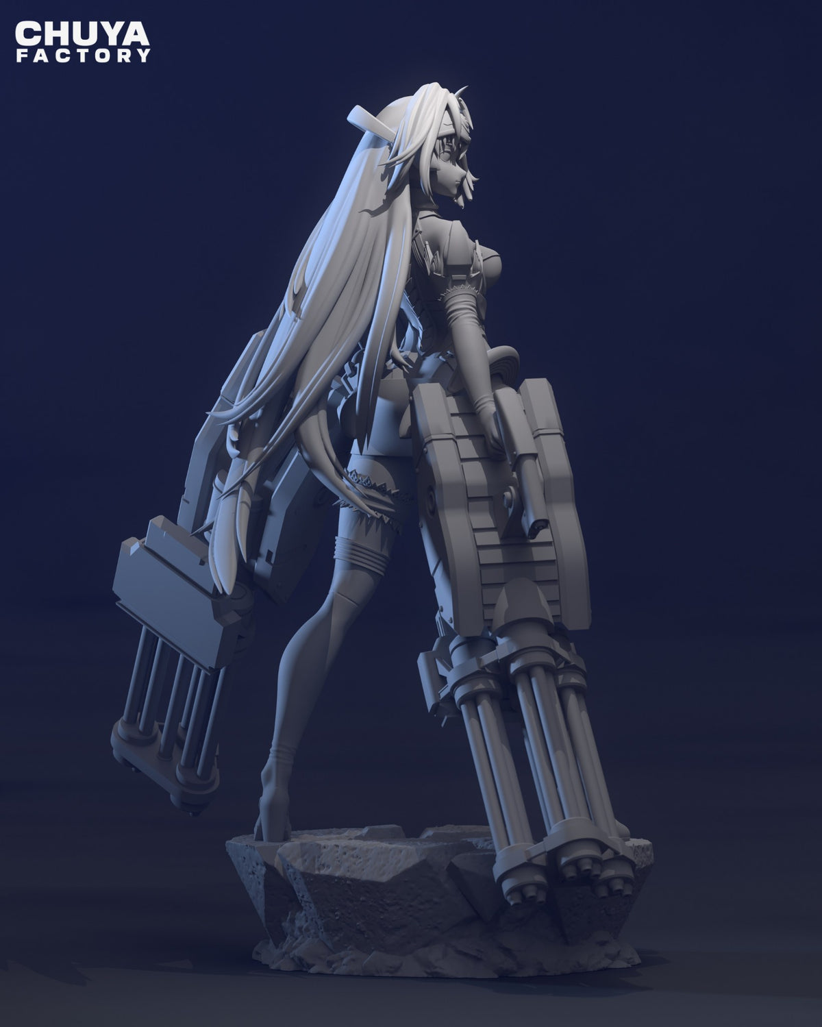 Kos-Mos resin figure