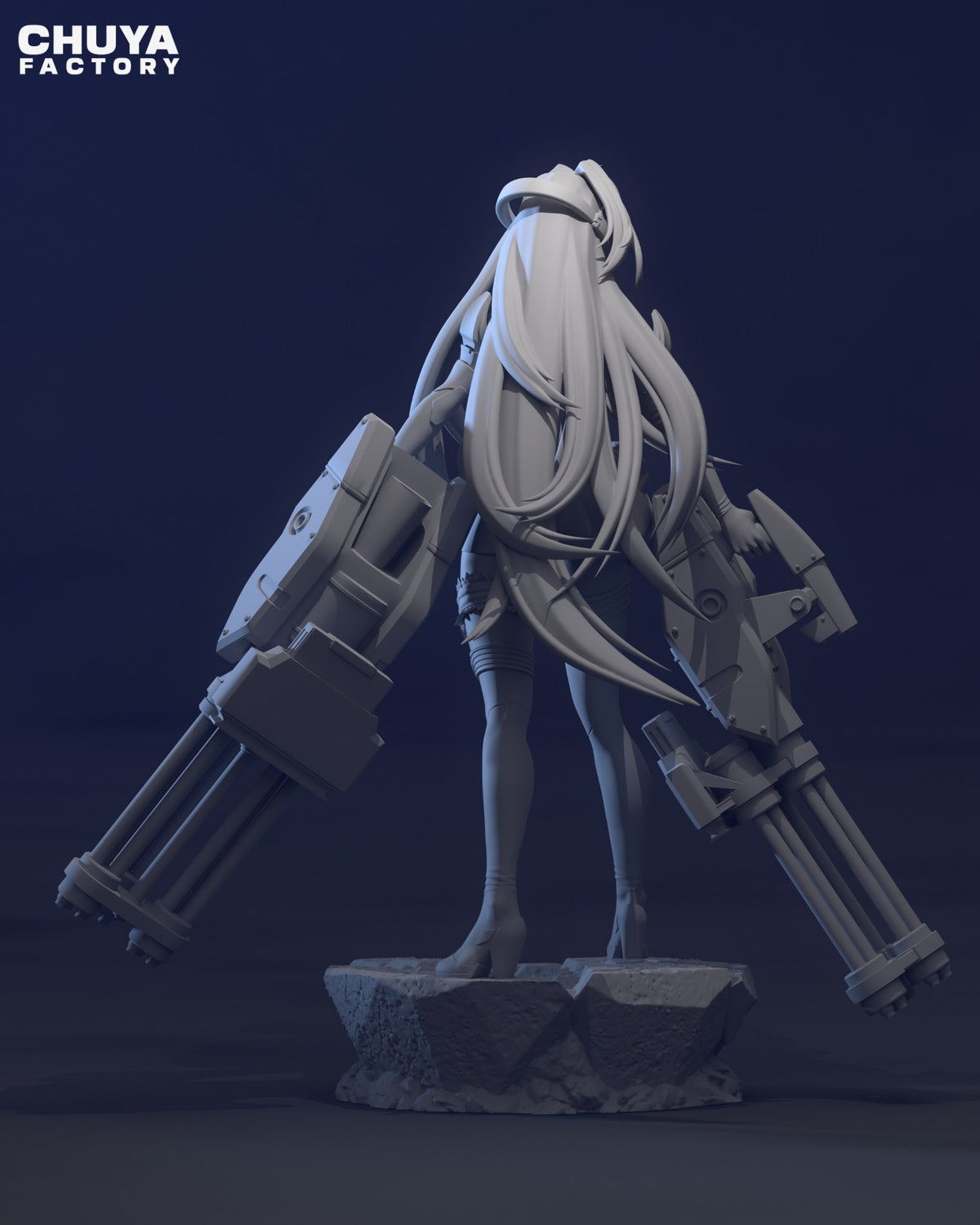 Kos-Mos resin figure