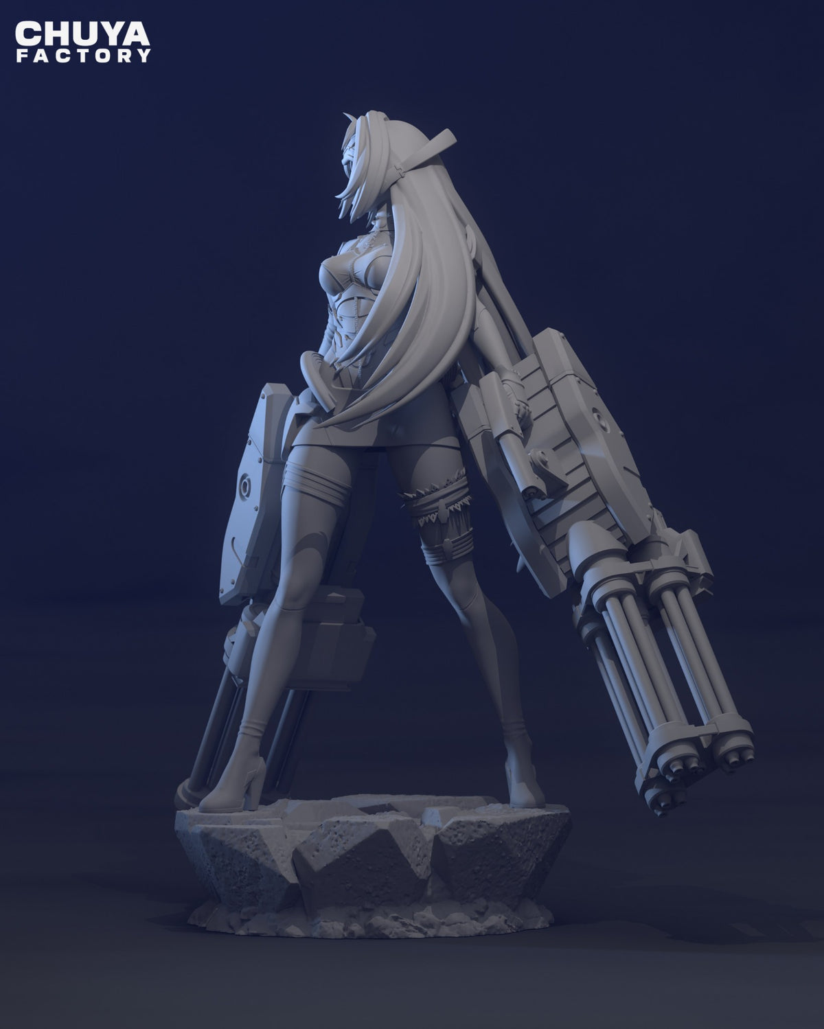 Kos-Mos resin figure