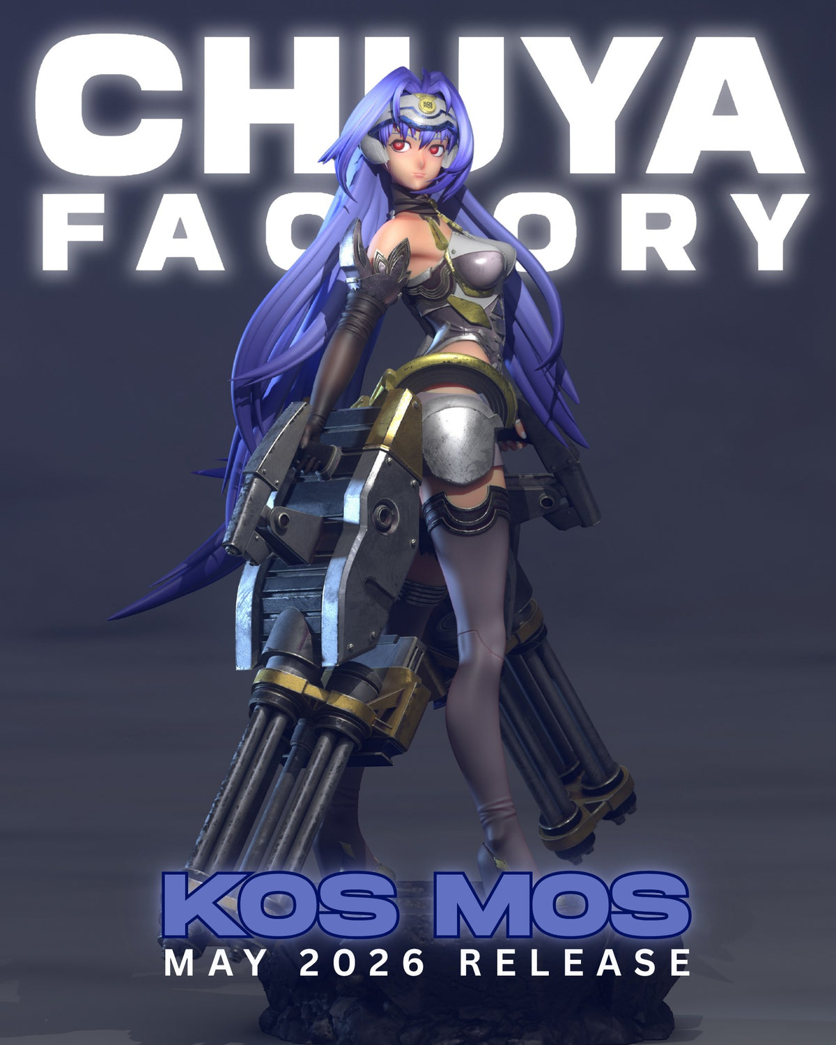 Kos-Mos resin figure