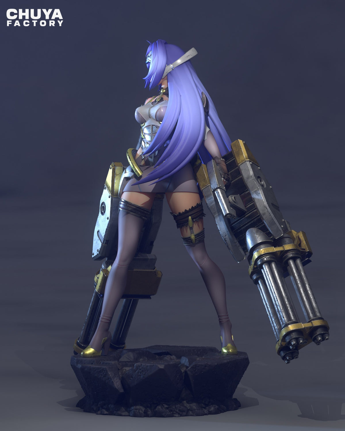 Kos-Mos resin figure
