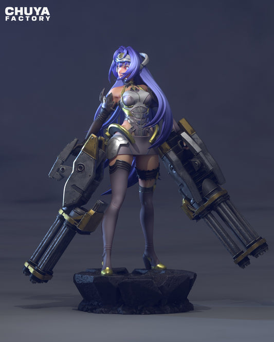 Kos-Mos resin figure