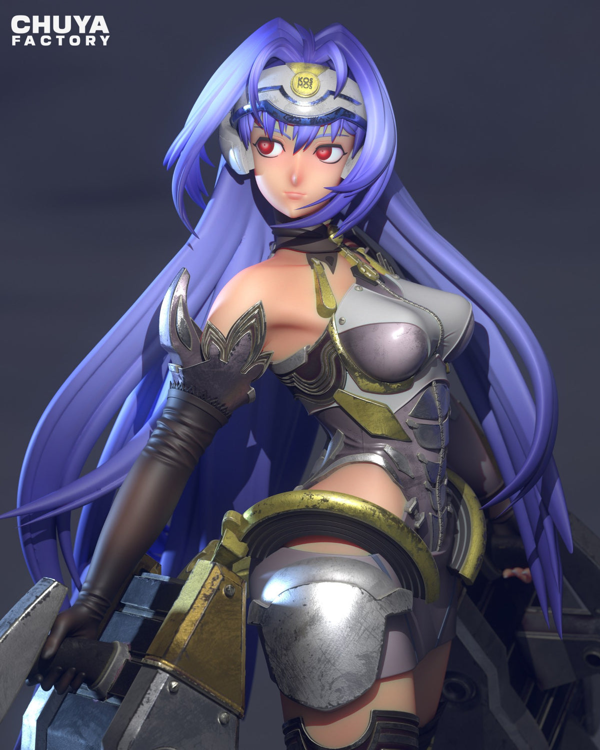 Kos-Mos resin figure