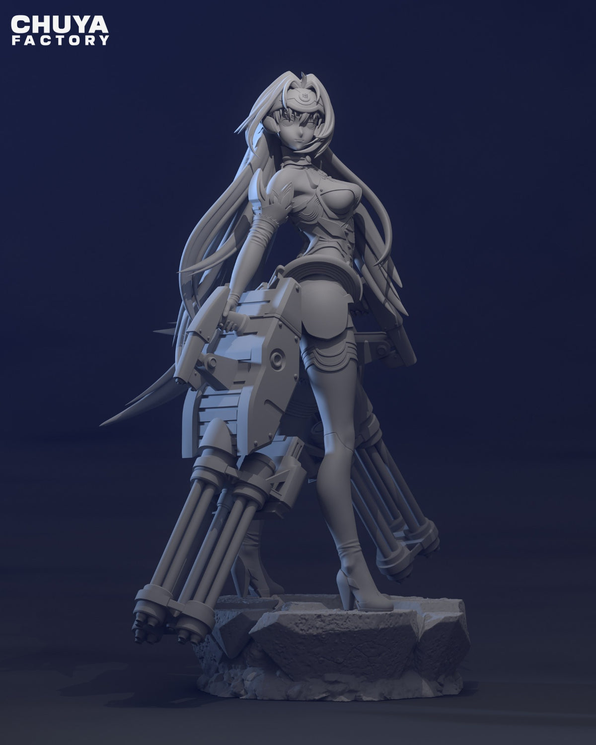 Kos-Mos resin figure
