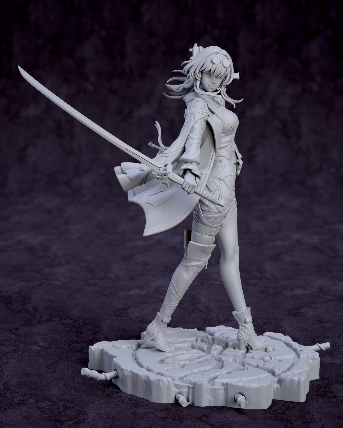 Kafka resin figure