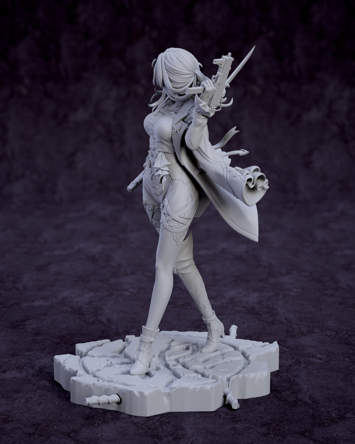Kafka resin figure