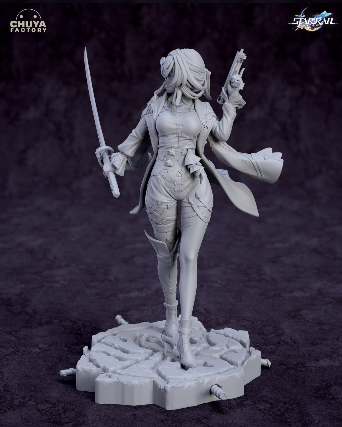 Kafka resin figure