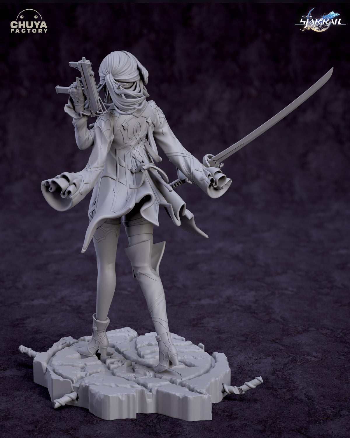 Kafka resin figure