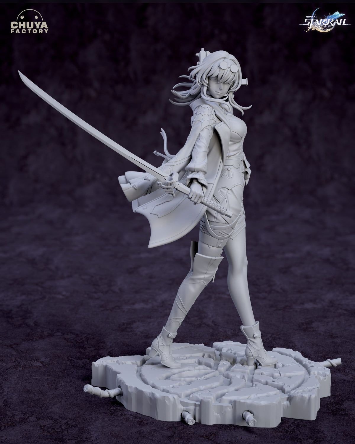Kafka resin figure