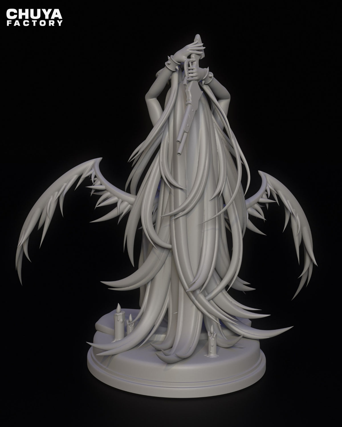 Kenzaki Tsurugi resin figure