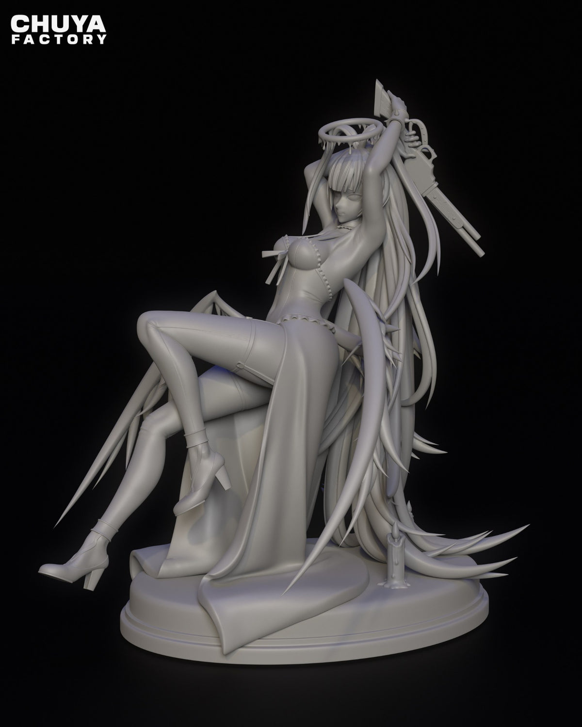 Kenzaki Tsurugi resin figure