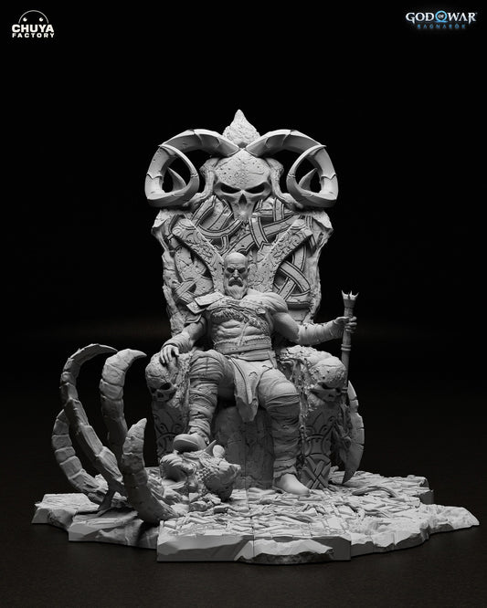 Kratos resin figure