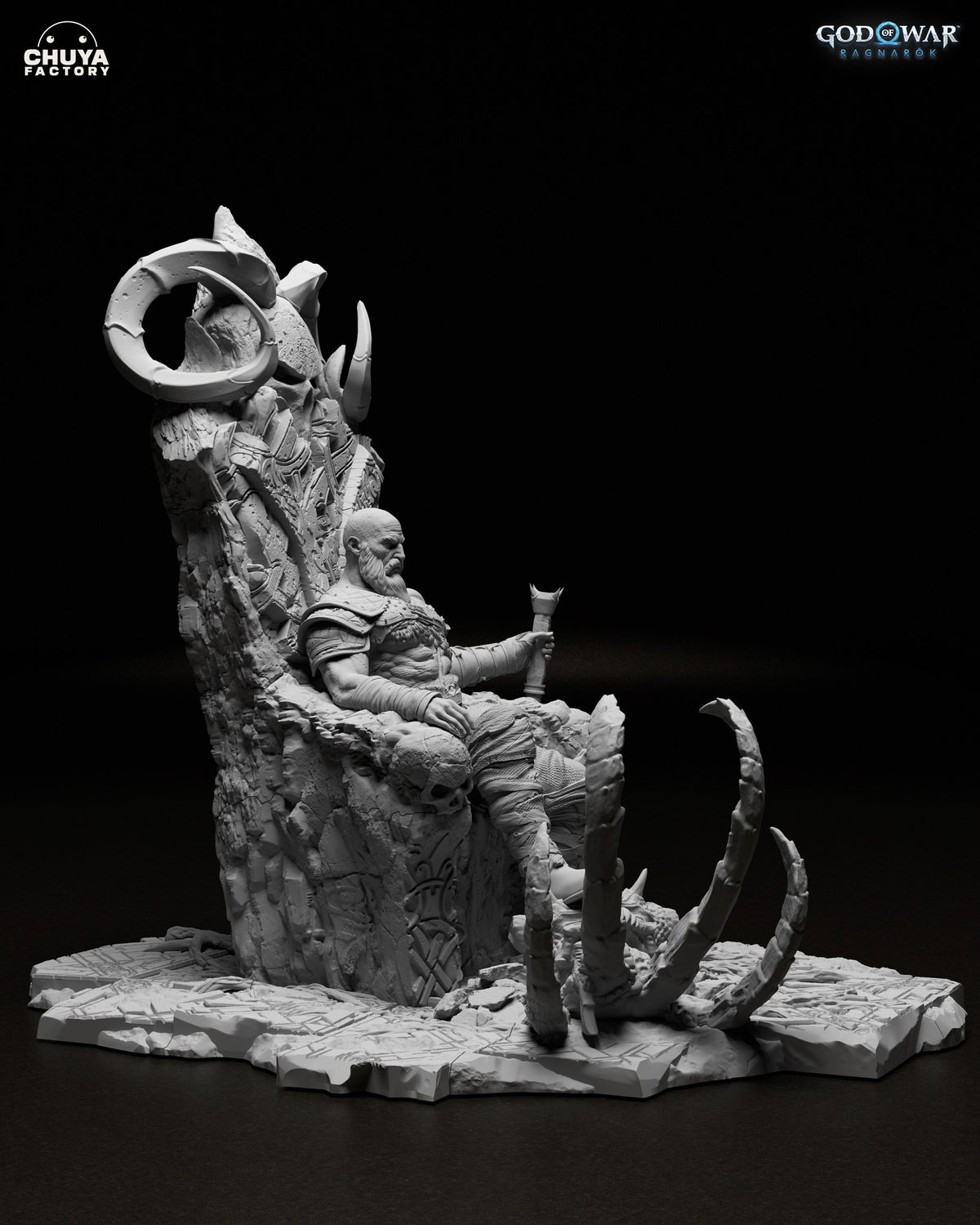 Kratos resin figure