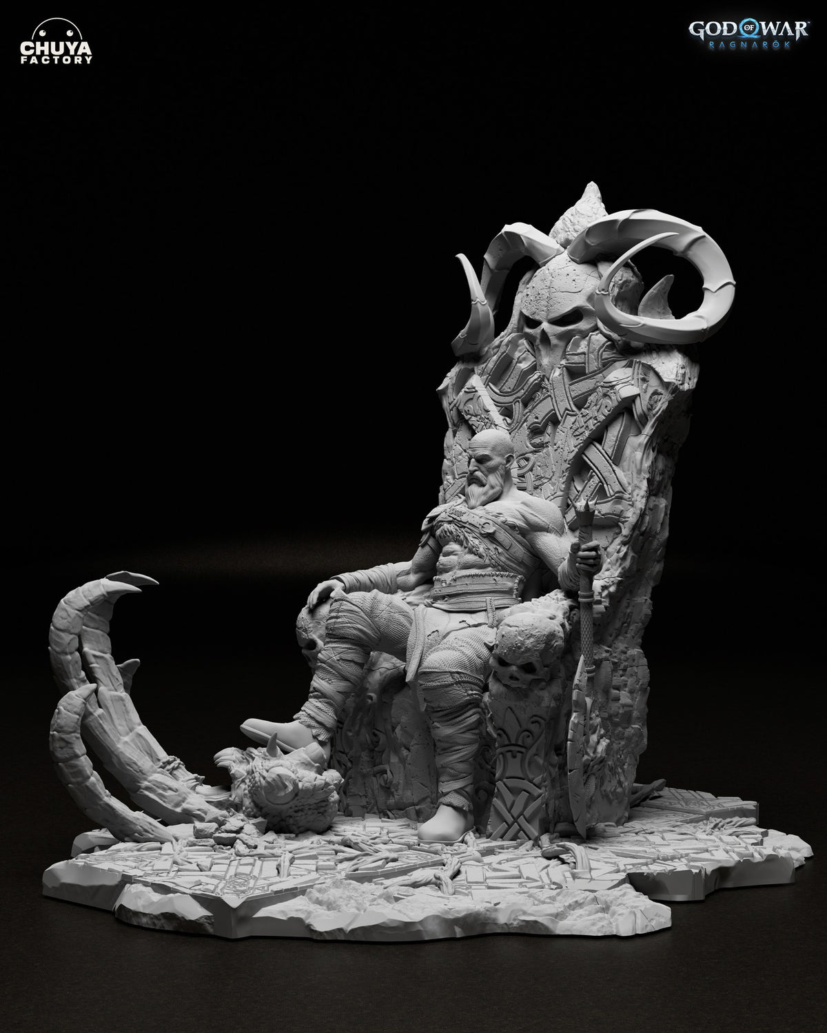 Kratos resin figure