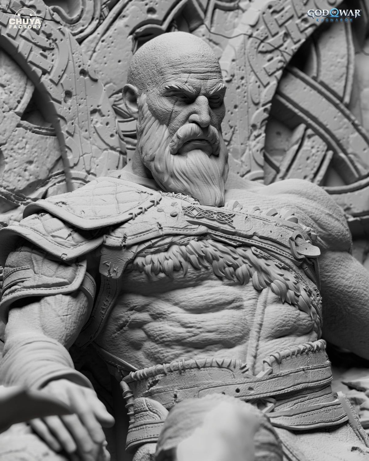 Kratos resin figure