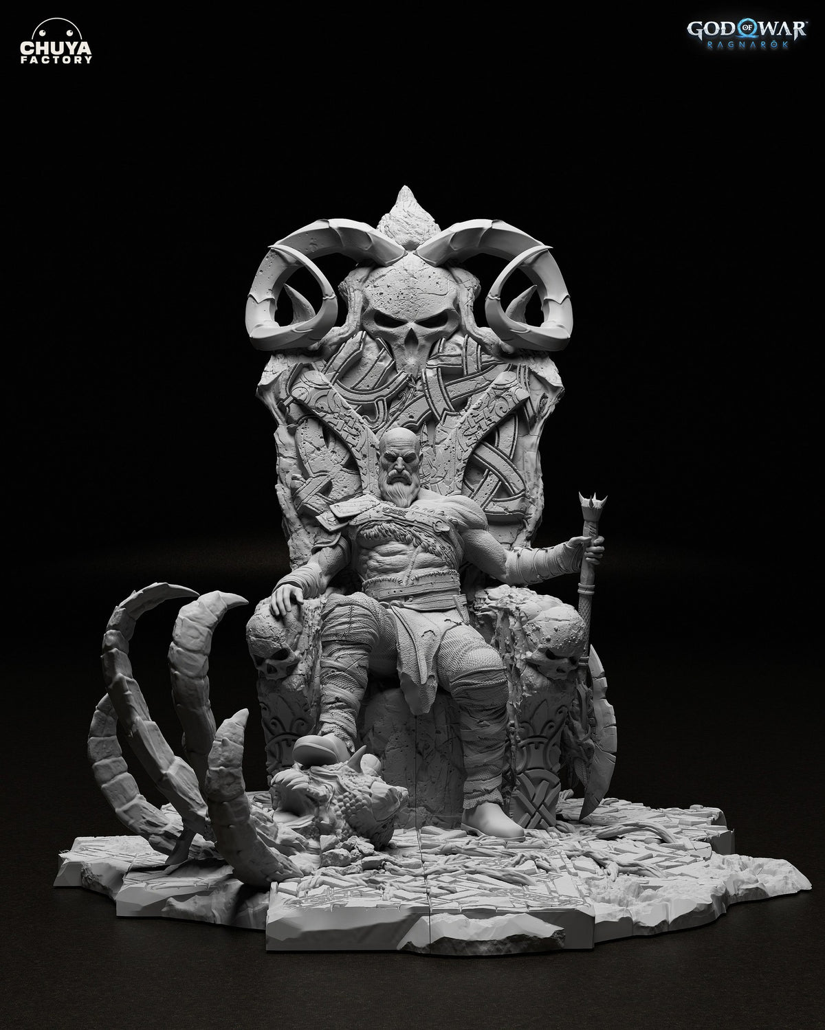 Kratos resin figure