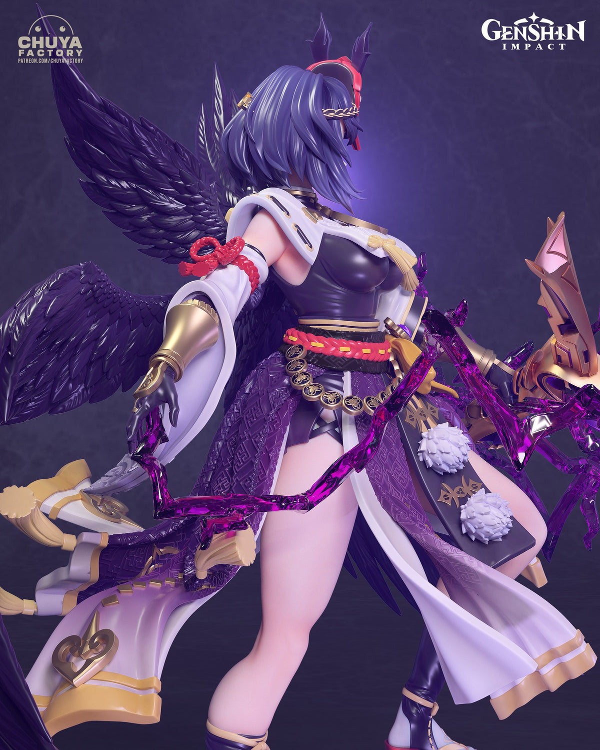 Kujou Sara resin figure