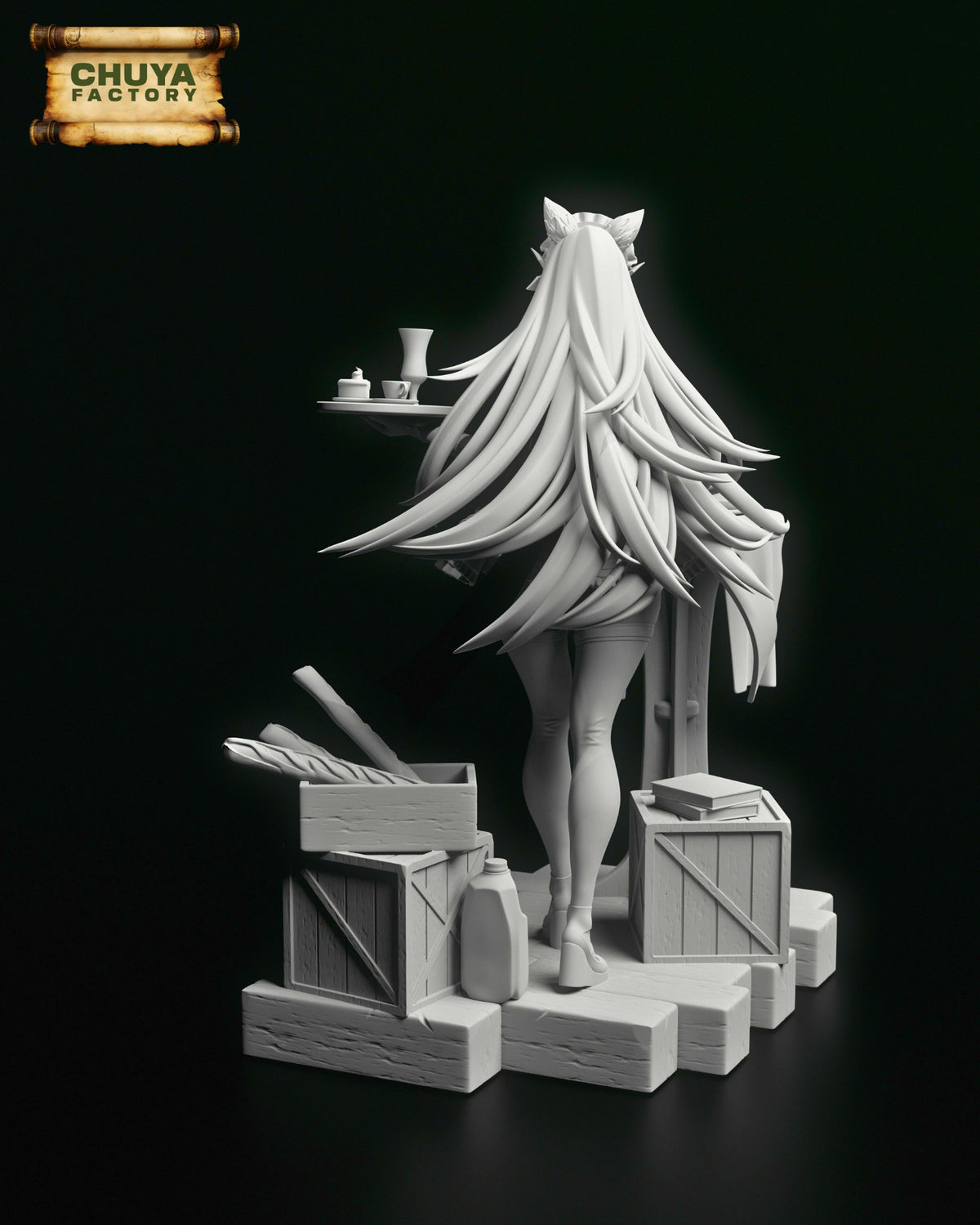Maid Rapi resin figure