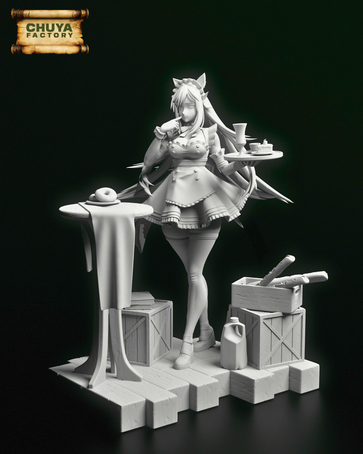 Maid Rapi resin figure