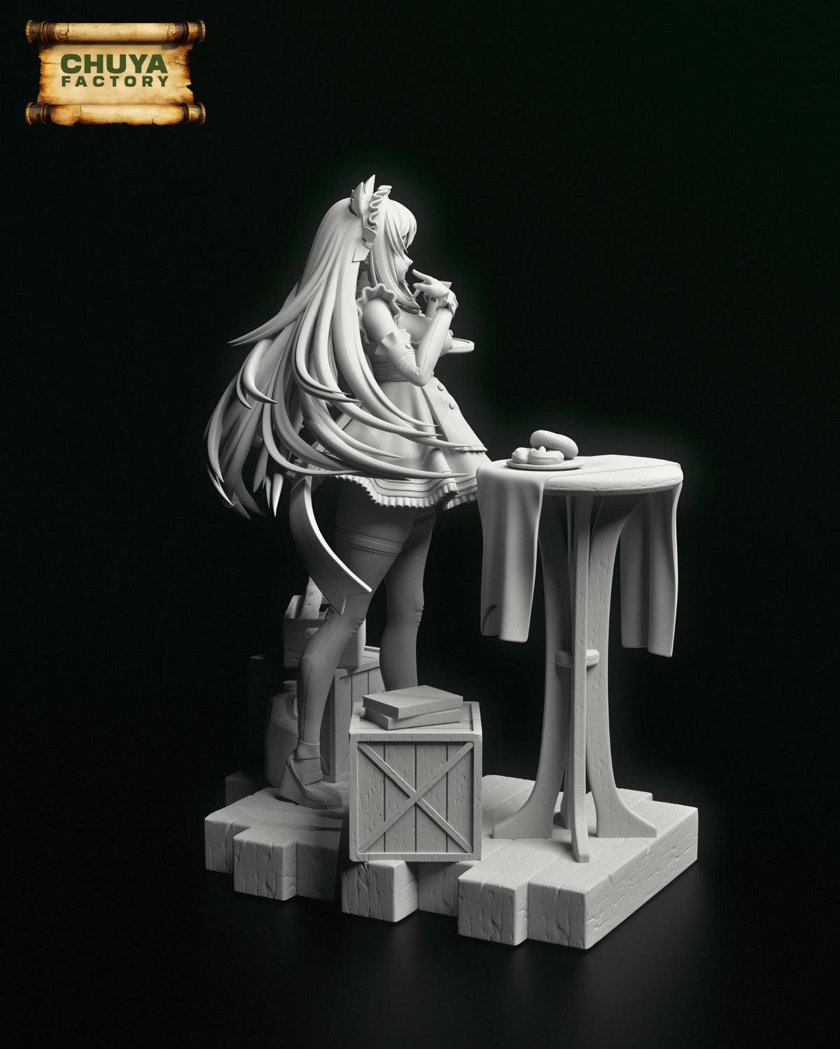 Maid Rapi resin figure