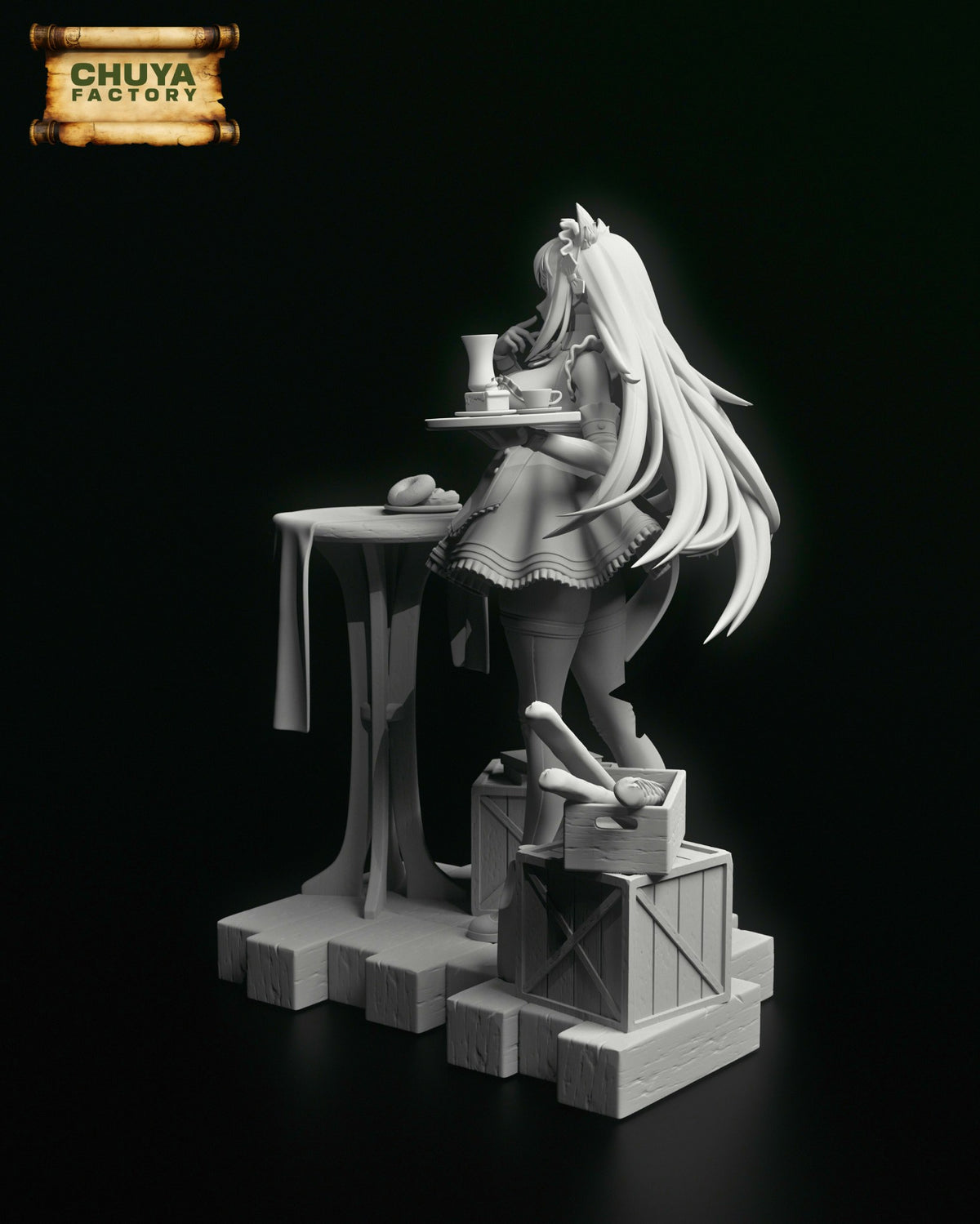 Maid Rapi resin figure