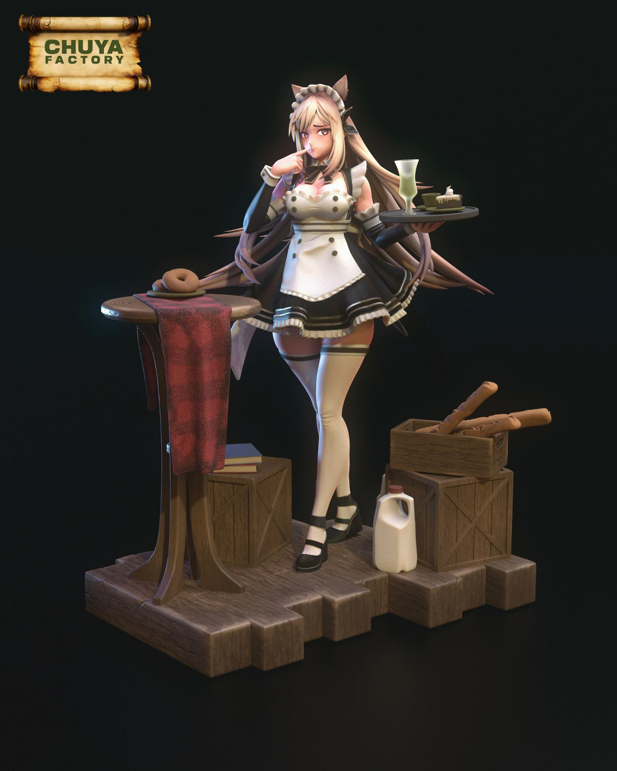Maid Rapi resin figure