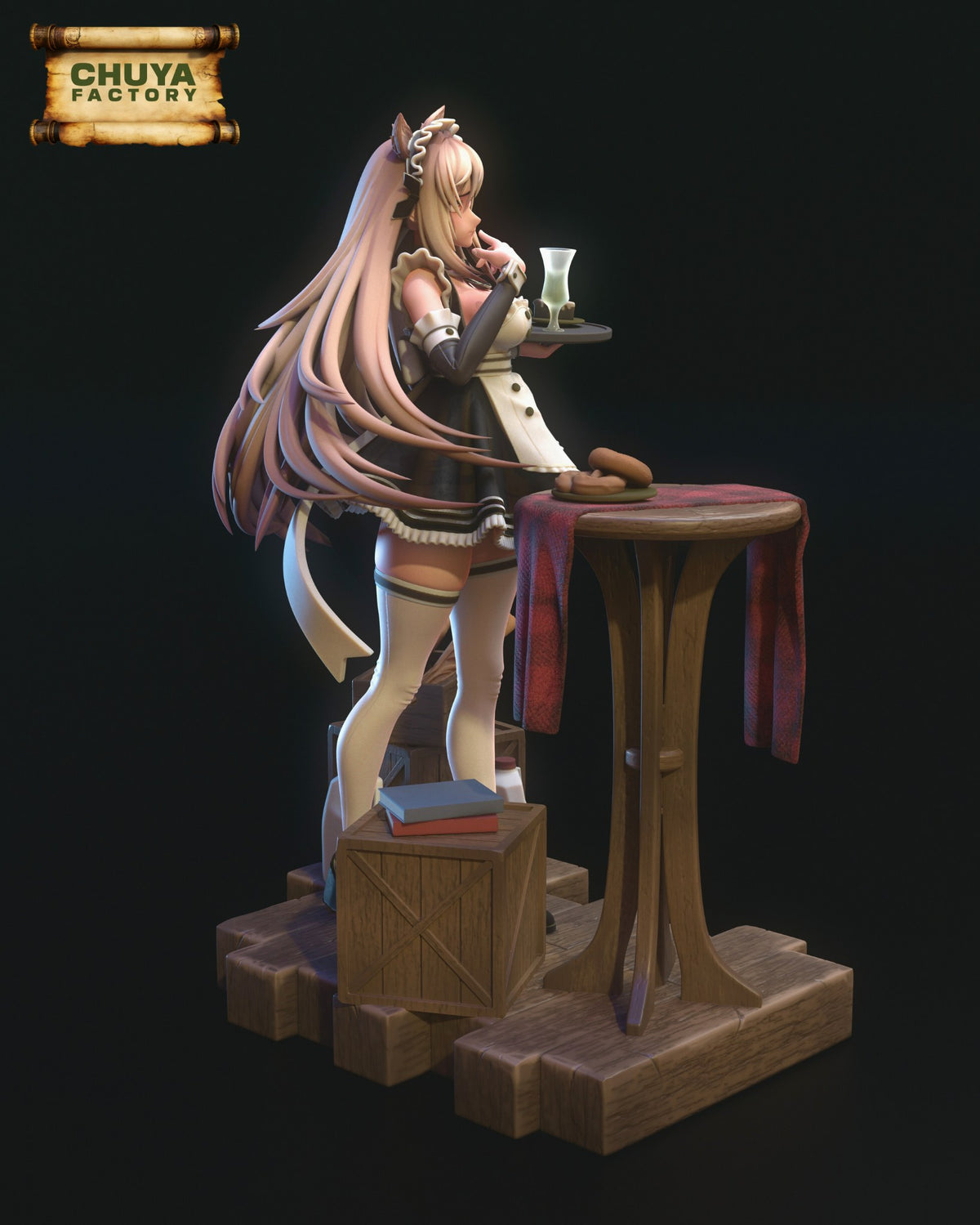 Maid Rapi resin figure