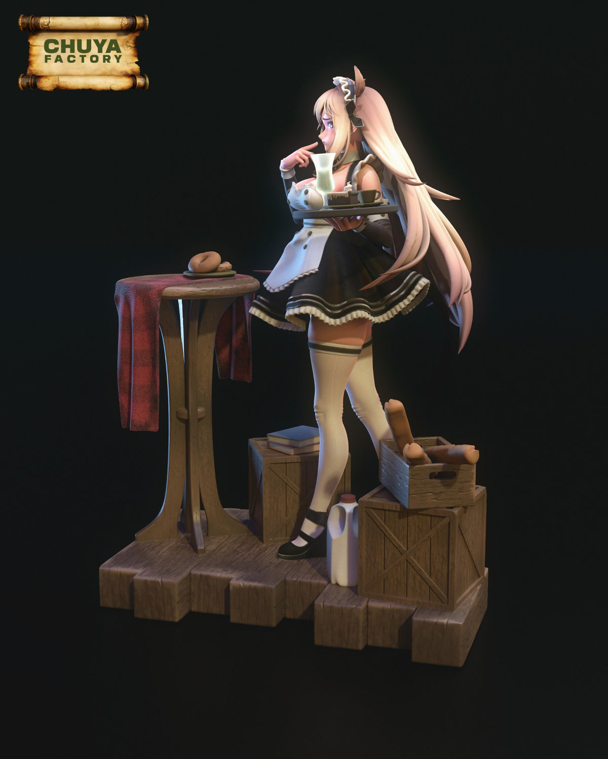 Maid Rapi resin figure