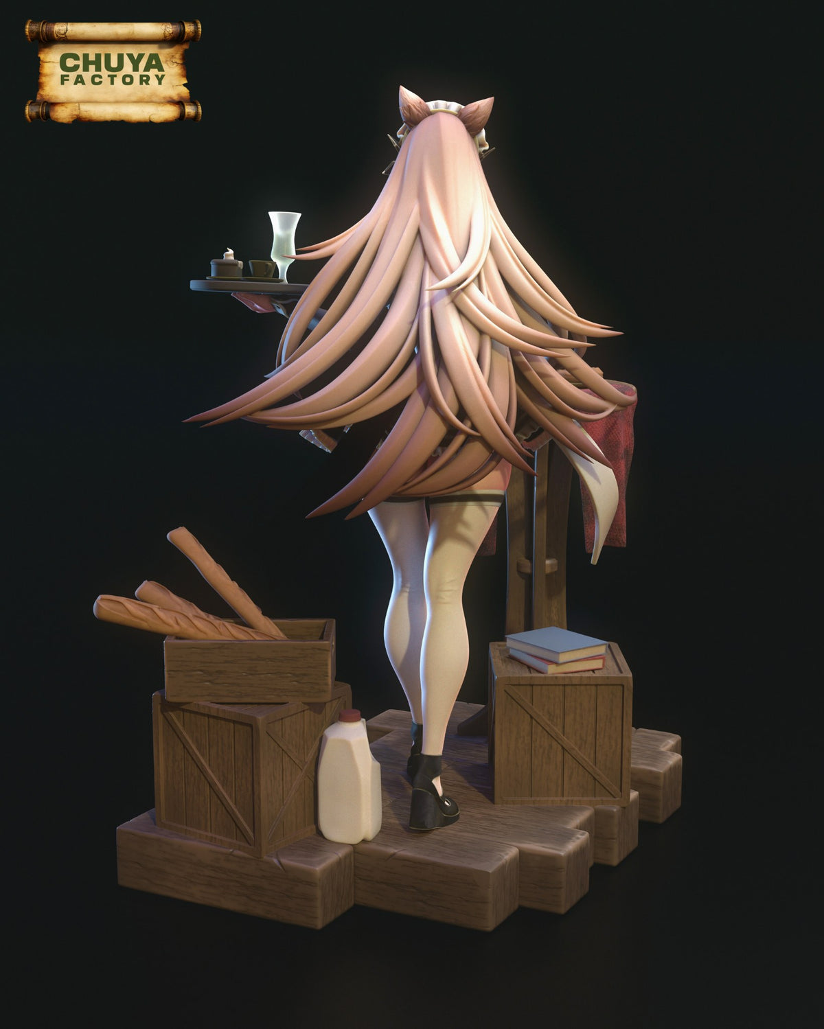 Maid Rapi resin figure